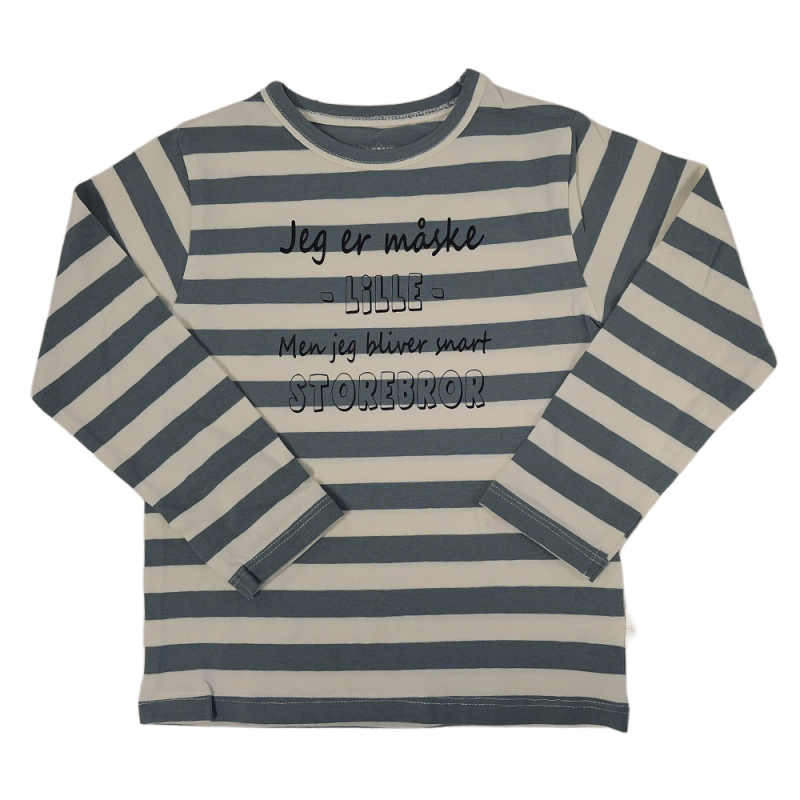 Storebror t-shirt fra Minymo - Jeg er måske lille