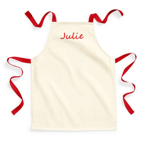 Børneforklæde med navn