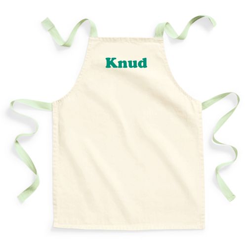 børneforklæde med navn