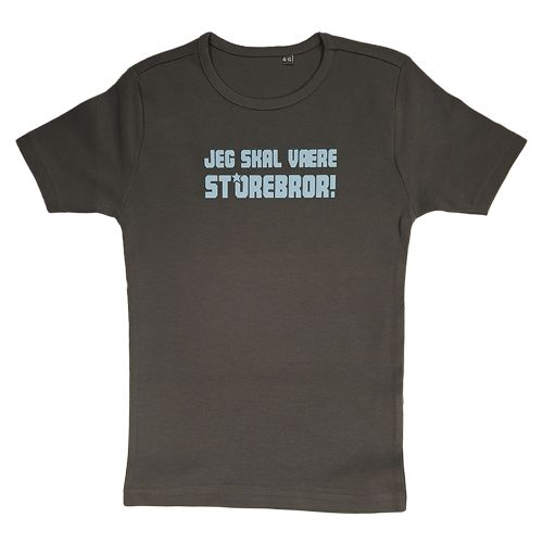Mørkegrå storebror t-shirt