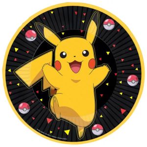 Pokemon paptallerkner med pikachu