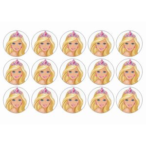 Barbie kageprint til muffins