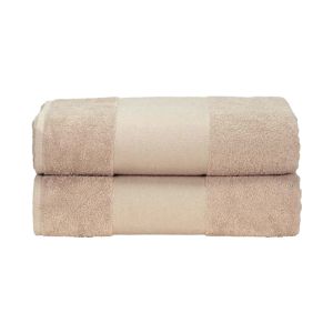 Sandfarvet håndklæde