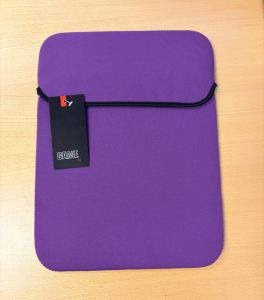 Computertaske i lilla