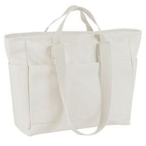 Beige vandafvisende taske