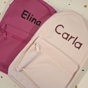 rygsække med navn trykt på