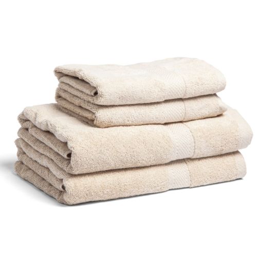 sandfarvede håndklæder fra Lord Nelson