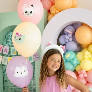 pige med gabbys dukkehus balloner