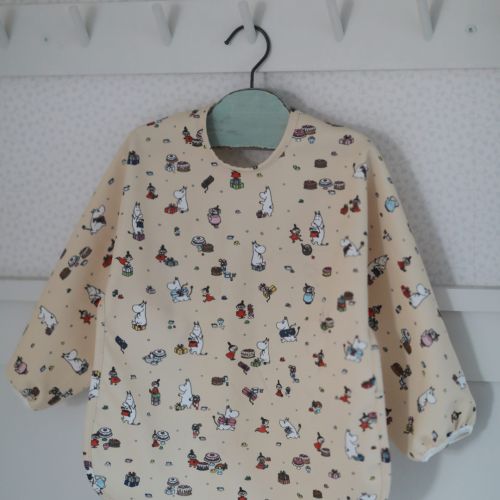 mumi forklæde med ærmer