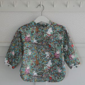 mumi hagesmæk med lange ærmer