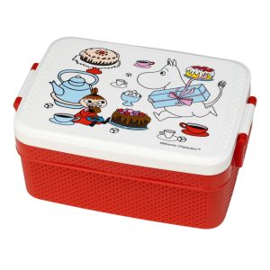 mumi madkasse med rød bund