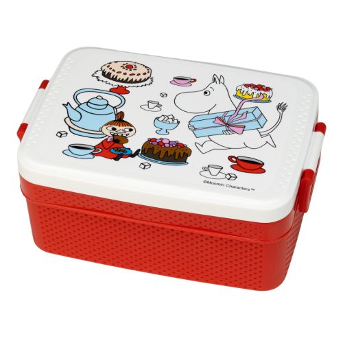 mumi madkasse med rød bund