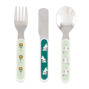 Grønt mumi bestiksæt