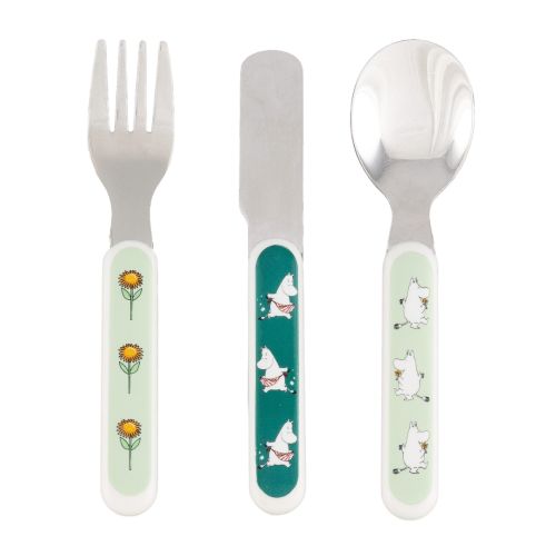 Grønt mumi bestiksæt