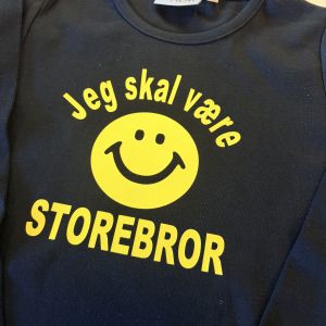 Jeg skal være storebror trøje 