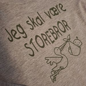 Storebror t-shirt med tryk