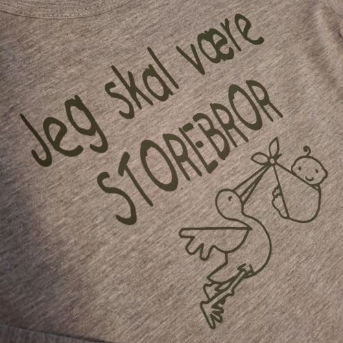Storebror t-shirt med tryk