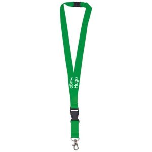 Grøn keyhanger med navn