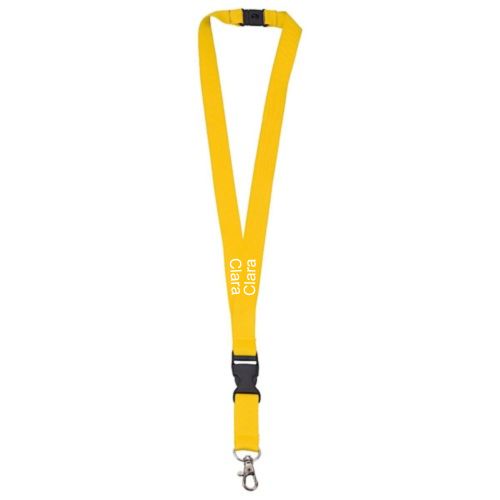 gul nøglesnor med navn