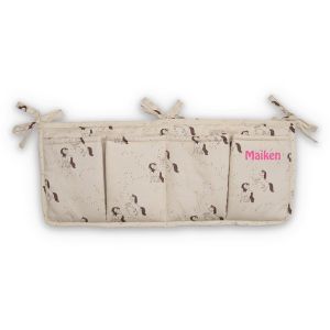 thats mine sengelomme med navn trykt på