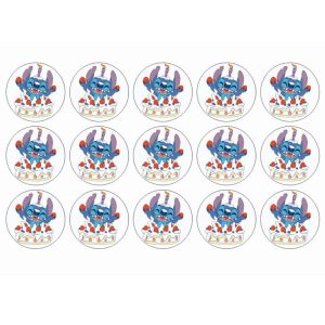 Stitch Muffins sukkerprint