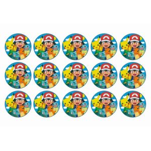 pokemon muffins kageprint