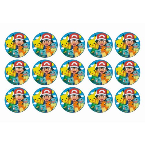 pokemon muffins kageprint