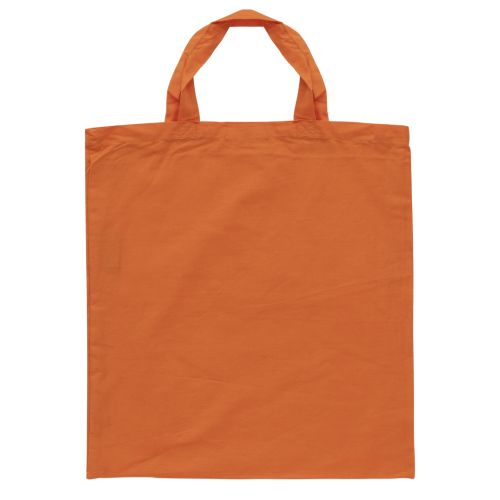 orange mulepose med kort hank