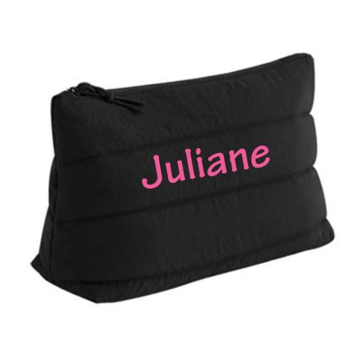 sort toilettaske med navn