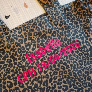 Leopard mulepose med navn