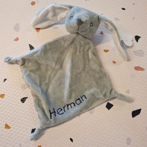 sød kanin nusseklud med navn