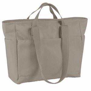 Vandafvisende taske med lynlås