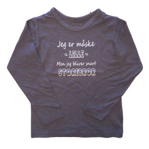 Mørkegrå storebror t-shirt
