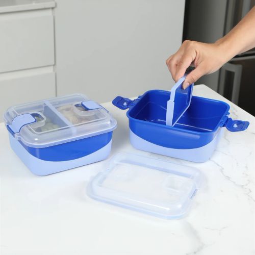 Sistema heatables madkasse med rumdeler