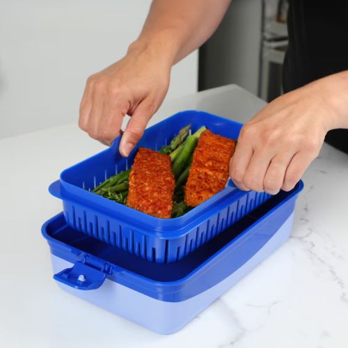 Madkasse med steamer fra Sistema