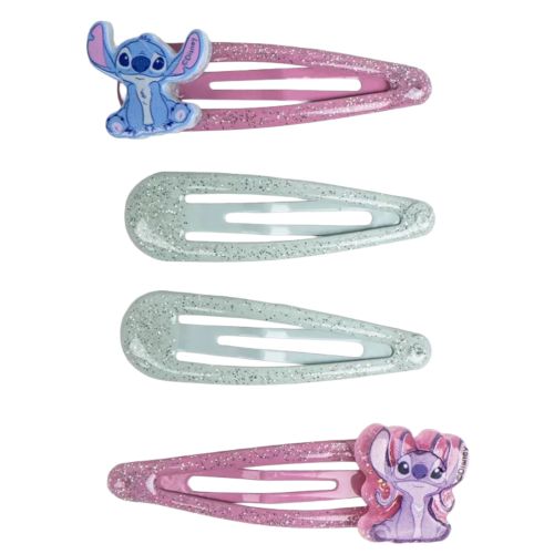 stitch og angel hårspænder