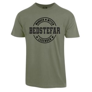 grøn t-shirt til bedstefar