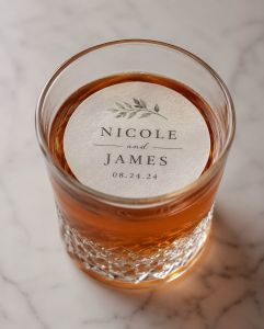 Drink med drinktopper i glas