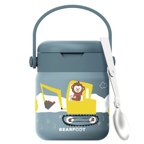 blå termobeholder fra bearfoot