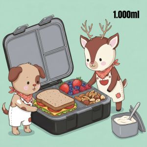 BEarfoot madkasse 1000 ml