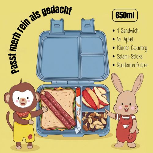 Bearfoot madkasse 650 ml