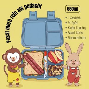 Bearfoot madkasse 650 ml