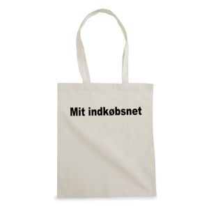 lyst indkøbsnet med navn