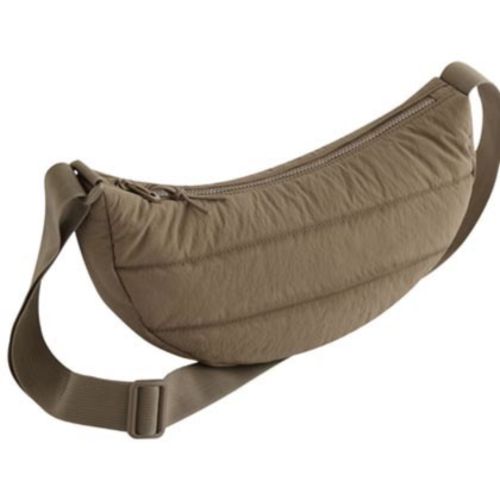 mørkegrøn quilted bæltetaske