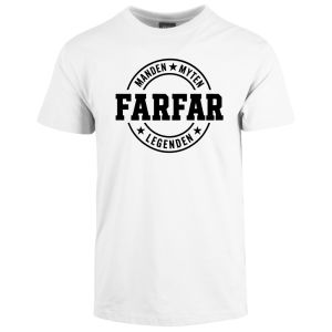 hvid farfar t-shirt