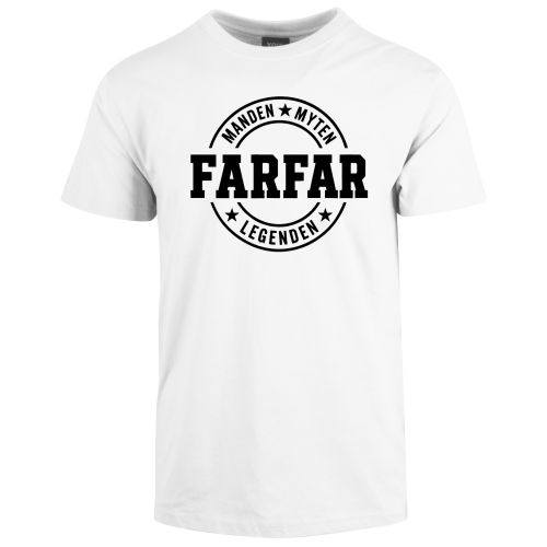hvid farfar t-shirt